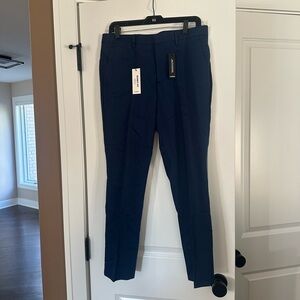 Express Innovator skinny fit pants in navy